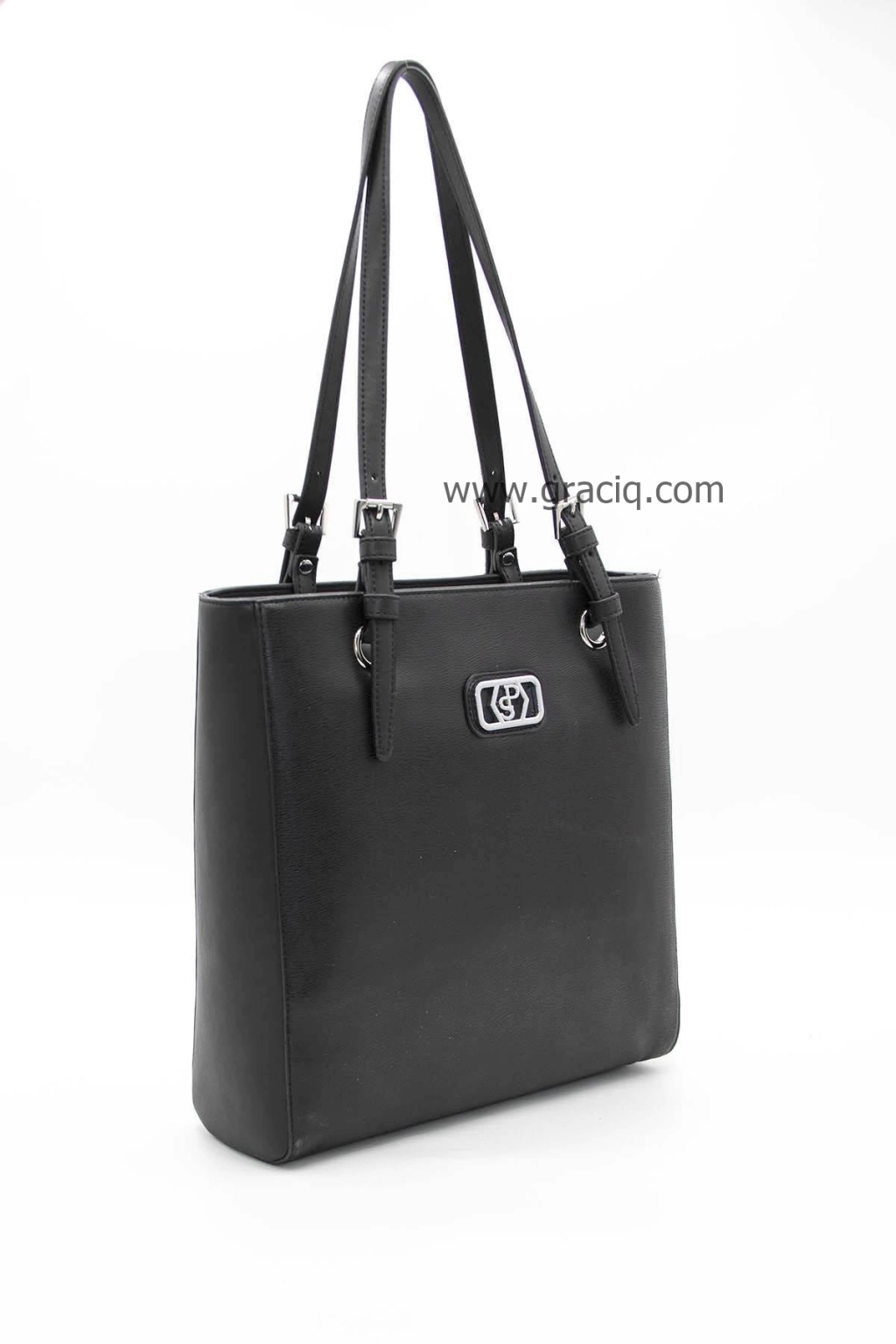 Дамска чанта Silver&polo в цвят черен