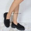 Обувки тип мокасини в черен цвят 0683