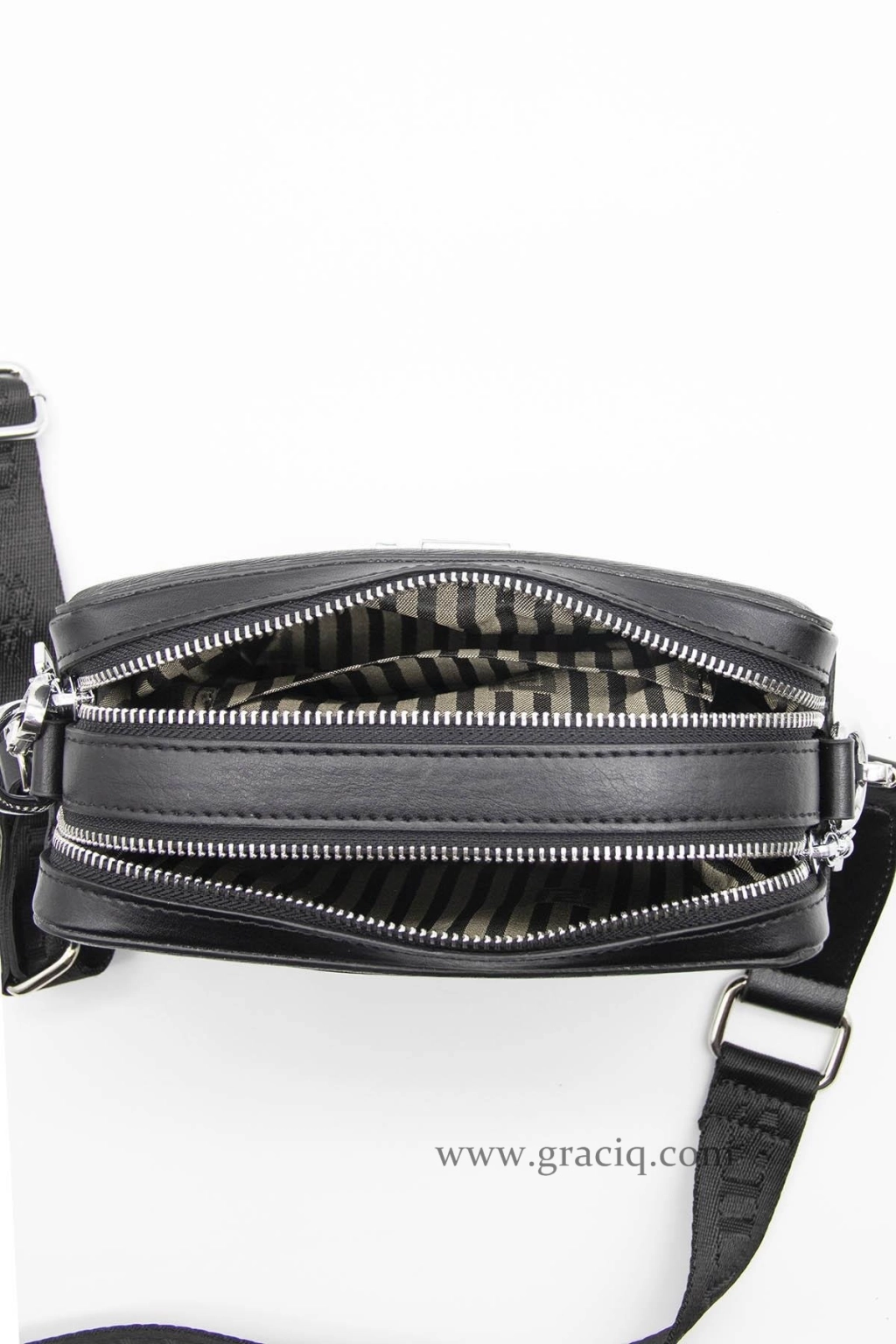 Компактна чанта за през рамо в кафяво и бордо SILVER&POLO