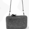 Официална дамска чанта клъч с малка и дълга дръжка