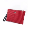Дамска чанта тип плик в червен цвят SILVER&POLO