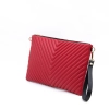 Дамска чанта тип плик в червен цвят SILVER&POLO