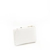 Малко портмоне с много прегради в бял цвят SILVER&POLO