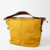 Дамска чанта тип "торба" в жълт цвят