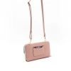 Чанта тип портмоне с дълга дръжка в розов цвят SIlver&Polo