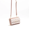 Чанта тип портмоне с дълга дръжка в розов цвят SIlver&Polo