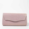Розова дамска официална чанта тип клъч