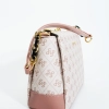 Дамска чанта в розова кожа SILVER&POLO